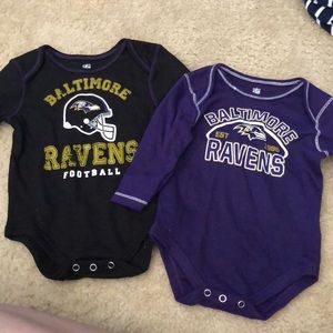 Baltimore ravens onesies
